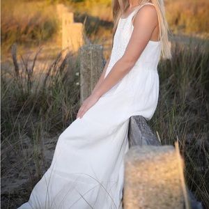 long xs white dress